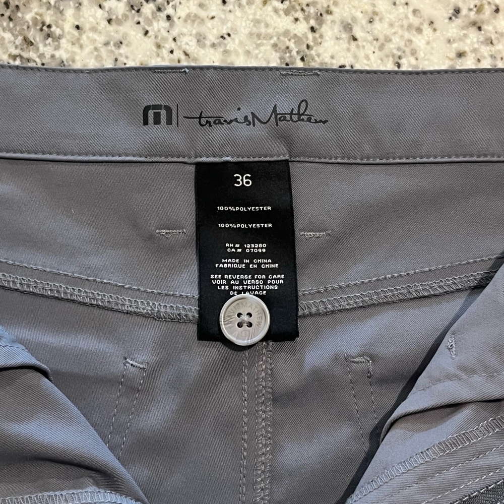 Travis Mathew Performance Golf Pants Men’s Size 36x28 Gray - Picture 2 of 10